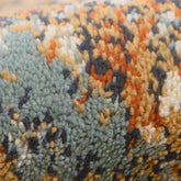 9' x 12' Orange Abstract Power Loom Area Rug